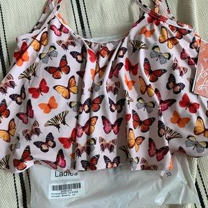 Kortni Jeane | Butterflies Swing Top {sz.XS}